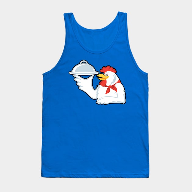 Cartoon Rooster #2 Tank Top by SWON Design